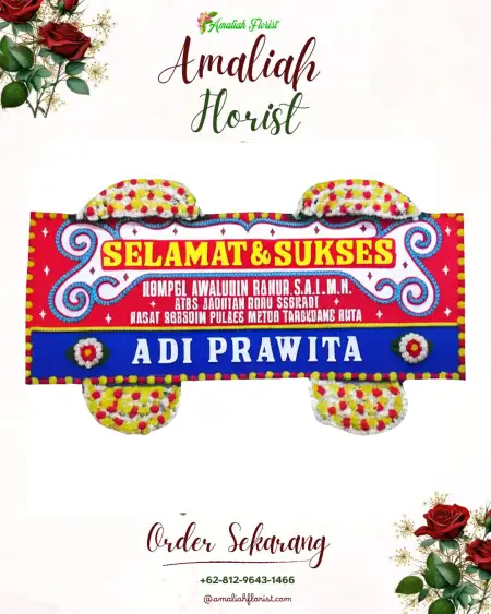 Papan Bunga Ucapan Selamat Pasar Permiri